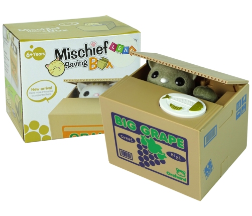 Mischief Saving Box Cute Kitty Money Box Piggybank