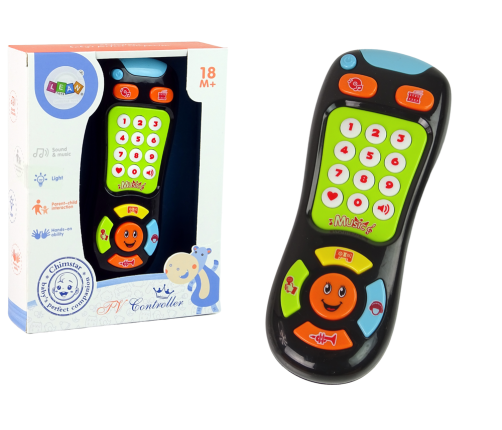 Interactive TV remote control for toddlers MUSICAL EDUCATIONAL PILOT