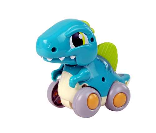 Dinosaur on Wheels Blue Figure