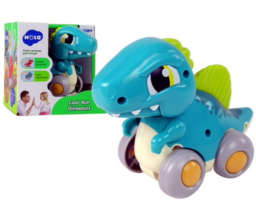 Dinosaur on Wheels Blue Figure