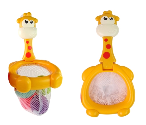 Bath Toy Mini Basketball Giraffe Rubber Balls