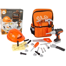 DIY Kit in Backpack Helmet Tools Orange