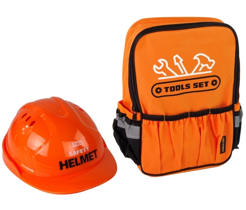 DIY Kit in Backpack Helmet Tools Orange