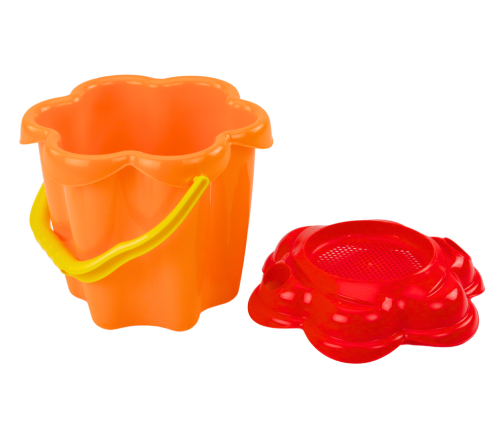 Sand Set, Bucket, Grinder, Strainer, Molds, 9 Colorful