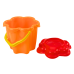 Sand Set, Bucket, Grinder, Strainer, Molds, 9 Colorful