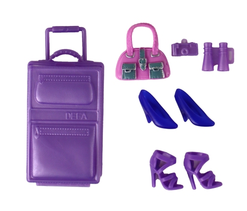 Lucy Doll Accessories Suitcase Princess Set