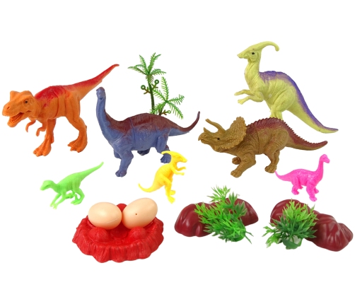 Set of Dinosaur Figures with Accessories 15 Pieces