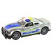 Car Police 1:14 Lights Sounds Silver