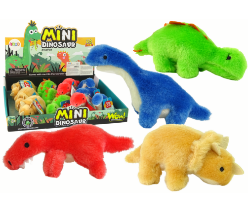 Mini Plush Animal Dinosaur 4 Species