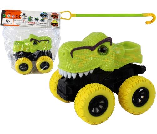 Tyrannosaurus Rex Vehicle Friction Drive Green