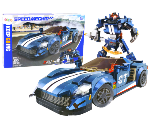 Construction Bricks Vehicle Sports Car Robot Fute GT 355 pcs.