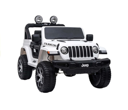 Jeep Wrangler Rubicon White - Electric Ride On Car