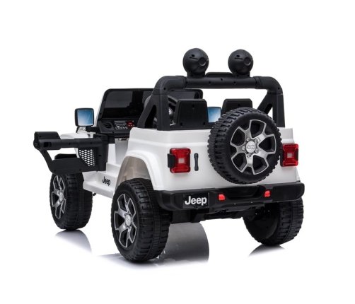 Jeep Wrangler Rubicon White - Electric Ride On Car