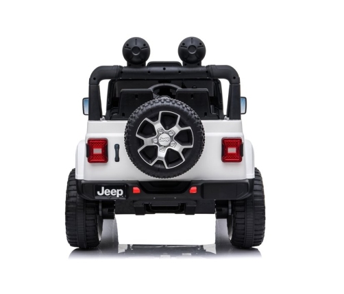 Jeep Wrangler Rubicon White - Electric Ride On Car