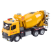 Yellow Concrete Mixer Truck, Friction Drive, Light and Sound