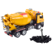 Yellow Concrete Mixer Truck, Friction Drive, Light and Sound