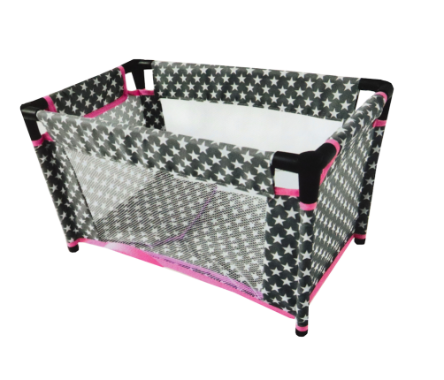 Star Bed for Dolls Alice Gray Pink