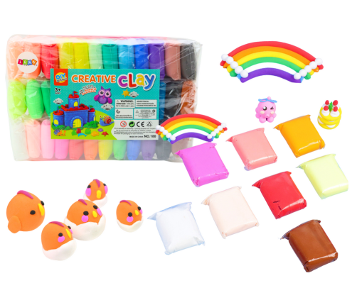 Set of Foam Plasticine 36 pcs