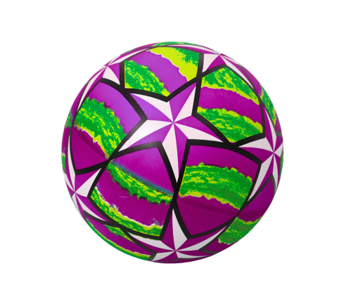 Rubber Ball Bright Stars Purple 24 Cm