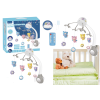 Crib Carousel Projector Remote Control Melodies Animal Sounds Gray