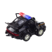 Classic Police Car 1:38 Drive Lights Sounds Black