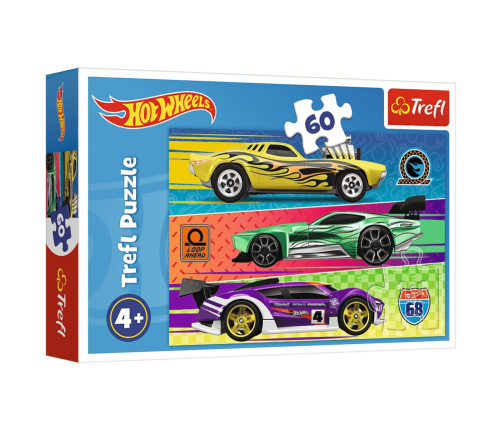 Puzzle Hot Wheels 60 pcs. Race Trefl 17389