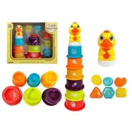 Educational Pyramid For Children Build a Tower, Sorter, Playing in the water