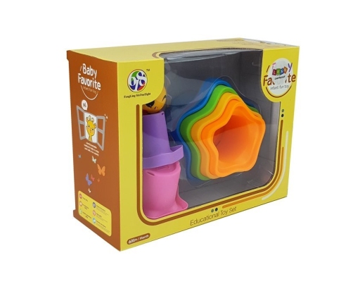 Pyramid Cups for Babies Asterisks