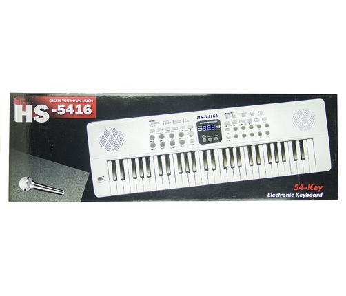 Keyboard Organs HS5416 54 Keys White 70 cm