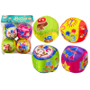 Set of Soft Balls Colorful Educational Rattle Balls 4 pcs.