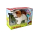 Battery-operated Plush Dog White in Brown Patched Accessories Sound