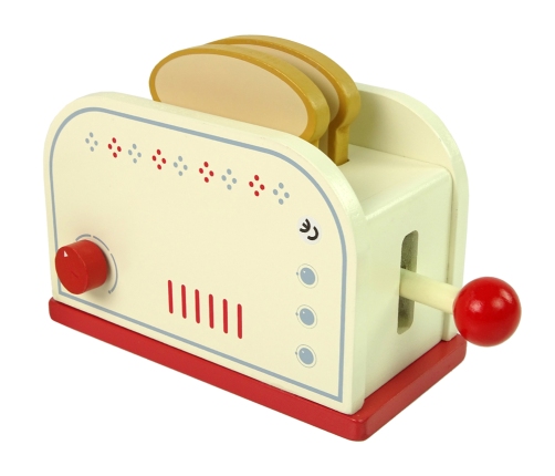 Wooden Toaster Accessories Breakfast Kitchen Kids