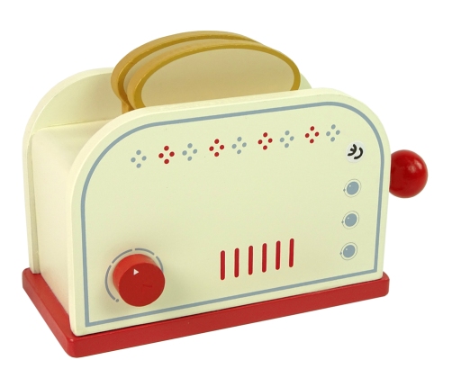 Wooden Toaster Accessories Breakfast Kitchen Kids