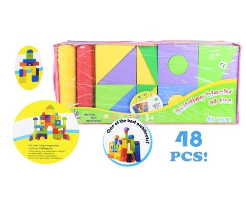 Creative Foam Blocks for Children 48 pcs