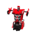 Car Robot Transformers 2in1 Pilot R/C Light Sound Drift Colour Red