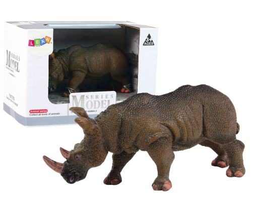 Large Collector's Figurine Rhinoceros Animals of the World