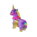 Mascot Horse Interactive Unicorn Purple Golden Wings