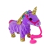 Mascot Horse Interactive Unicorn Purple Golden Wings