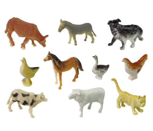 Large Figure Set Farm Animals Accessories 34 Pieces !