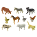 Large Figure Set Farm Animals Accessories 34 Pieces !