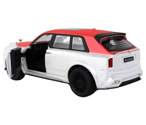 Car R/C 1:20 White and Red Pilot Car