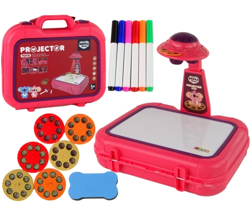 Whiteboard Projector In Red Suitcase Pictures