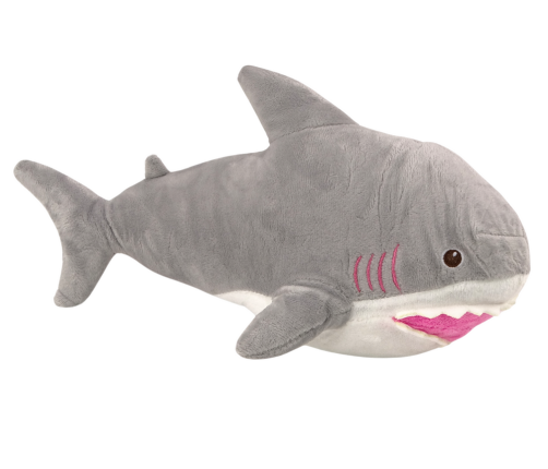 Plush Shark Mascot Cuddly Toy 40cm Gray