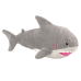 Plush Shark Mascot Cuddly Toy 40cm Gray