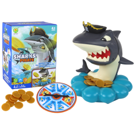 Arcade Game Shark Pirate Exploding Coins Drawing Wheel