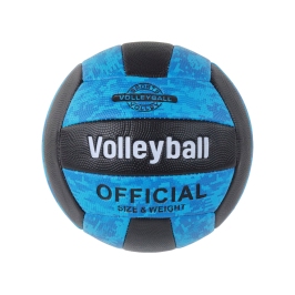 Blue and Black Volleyball Ball, Size 5, Colorful