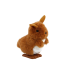 Jumping Kangaroo Wind-Up Plush Toy Decoration Brown