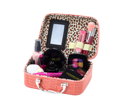 Set of Toy Cosmetics in a Pink Case