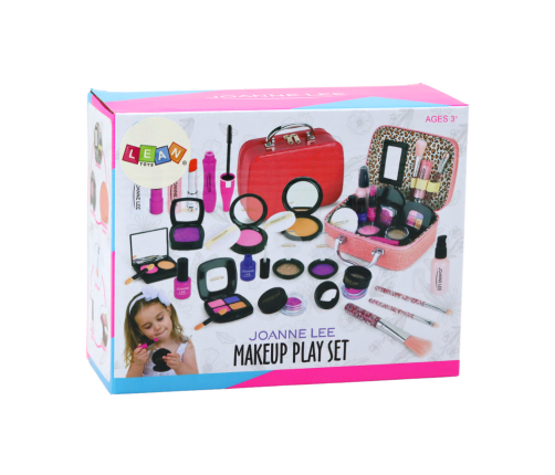 Set of Toy Cosmetics in a Pink Case