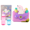 Soap Bubble Machine, Camera with Unicorn